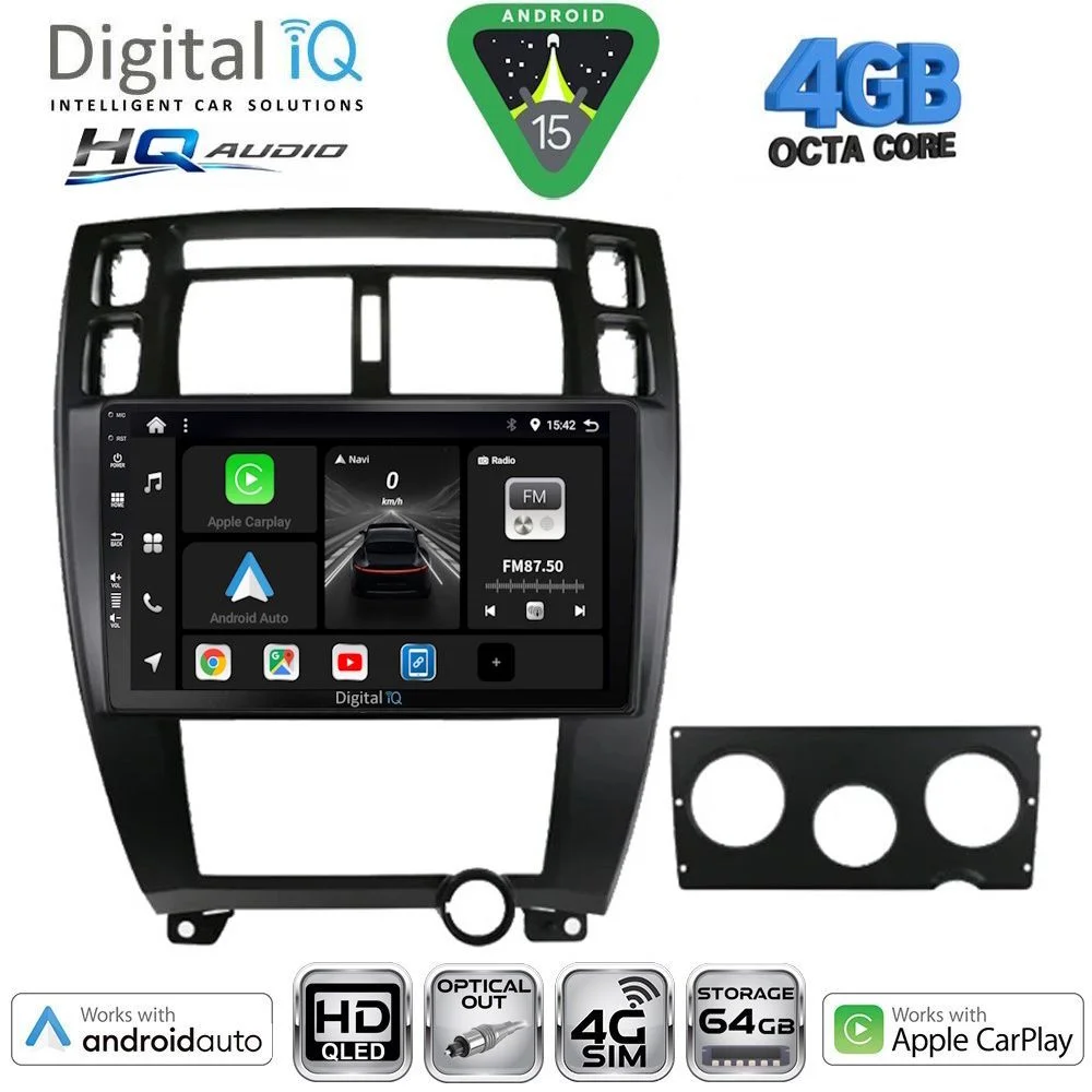 Φωτογραφία προϊόντος: DIGITAL IQ BXK 19241BL_CPAA (10inc) MULTIMEDIA TABLET for HYUNDAI TUCSON mod. 2004-2010 (BLACK)