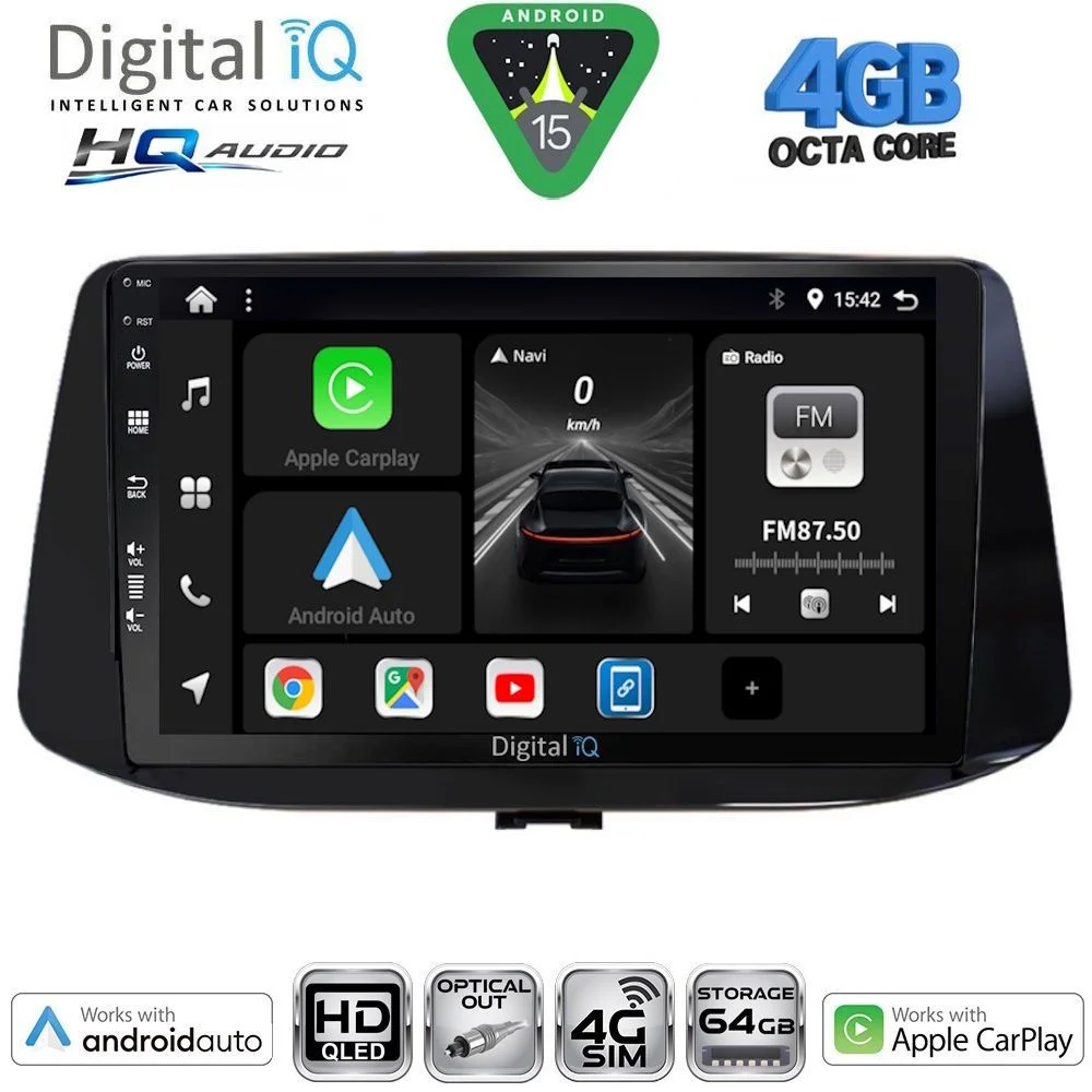 Φωτογραφία προϊόντος: DIGITAL IQ BXK 19233_CPAA (9inc) MULTIMEDIA TABLET for HYUNDAI i30 mod. 2018-2025