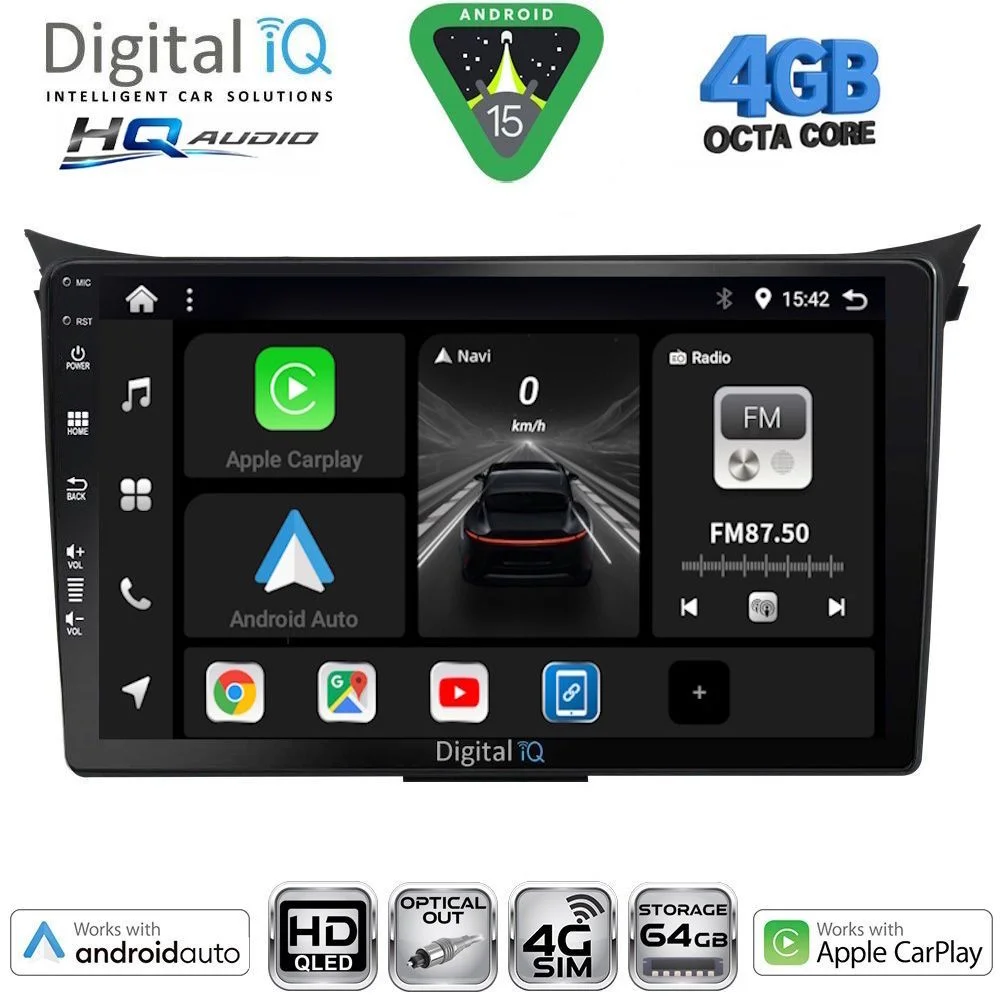 Φωτογραφία προϊόντος: DIGITAL IQ BXK 19232_CPAA (9inc) MULTIMEDIA TABLET for HYUNDAI i30 mod. 2012-2017