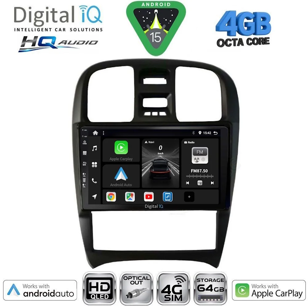 Φωτογραφία προϊόντος: DIGITAL IQ BXK 19247_CPAA (9inc) MULTIMEDIA TABLET for HYUNDAI SONATA mod. 2000-2006