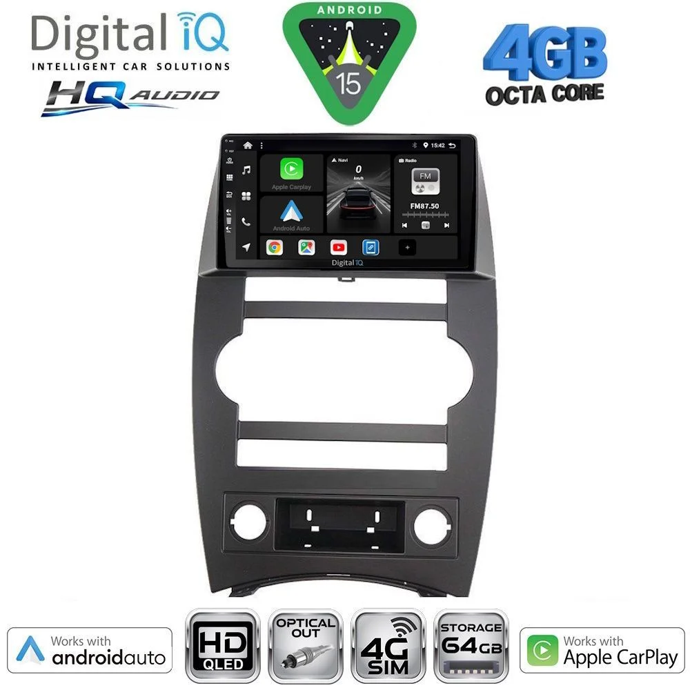Φωτογραφία προϊόντος: DIGITAL IQ BXK 19274_CPAA (9inc) MULTIMEDIA TABLET for JEEP COMMANDER mod. 2007-2009