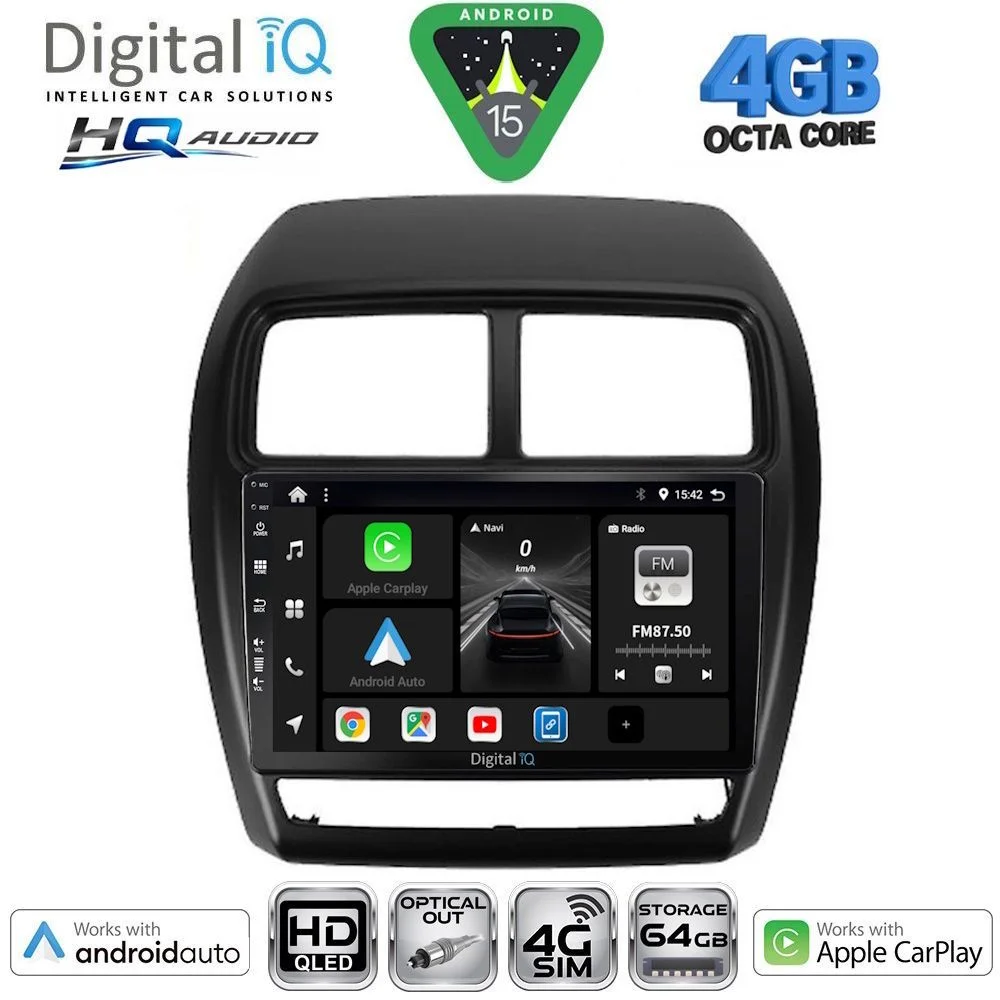 Φωτογραφία προϊόντος: DIGITAL IQ BXK 19431_CPAA (9inc) MULTIMEDIA TABLET for MITSUBISHI ASX mod. 2020-2023