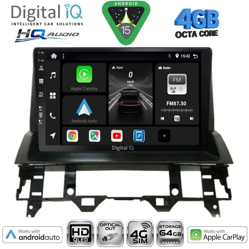 Φωτογραφία προϊόντος: DIGITAL IQ BXK 19376_CPAA DASH (10inc) MULTIMEDIA TABLET for MAZDA 6 mod. 2002-2008