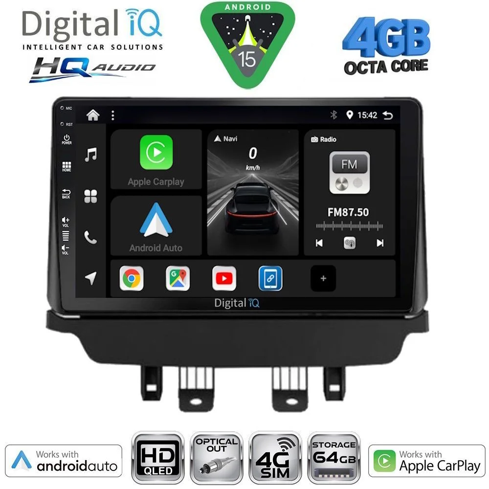 Φωτογραφία προϊόντος: DIGITAL IQ BXK 19384_CPAA (9inc) MULTIMEDIA TABLET for MAZDA CX3 mod. 2014-2023