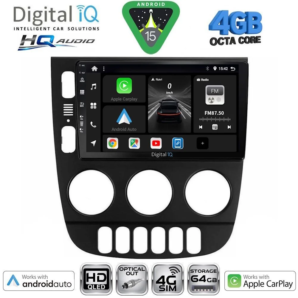 Φωτογραφία προϊόντος: DIGITAL IQ BXK 19413_CPAA (9inc) MULTIMEDIA TABLET for MERCEDES ML (W163) mod. 2002-2005