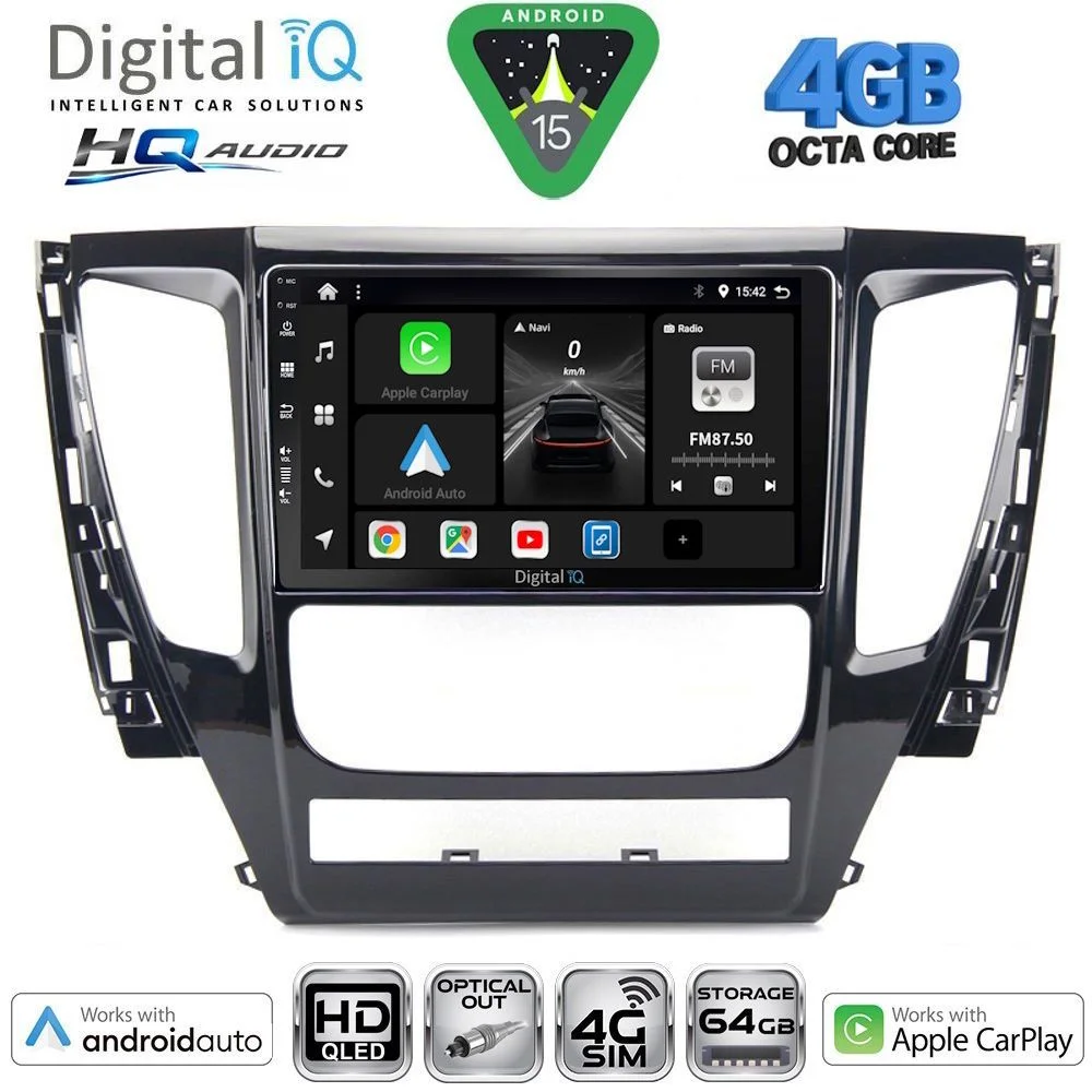 Φωτογραφία προϊόντος: DIGITAL IQ BXK 19447A_CPAA (9inc) MULTIMEDIA TABLET for MITSUBISHI PAJERO mod. 2013-2020