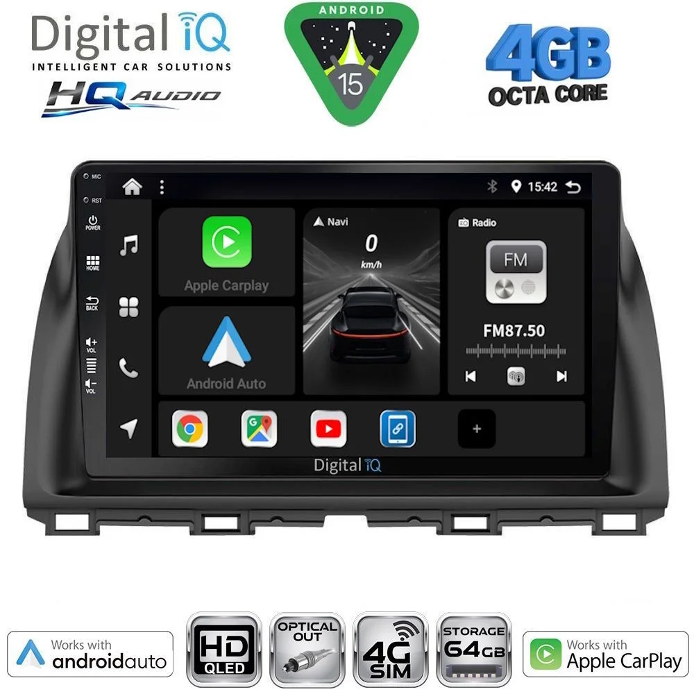 Φωτογραφία προϊόντος: DIGITAL IQ BXK 19380_CPAA (10inc) MULTIMEDIA TABLET for MAZDA CX5 mod. 2013-2017