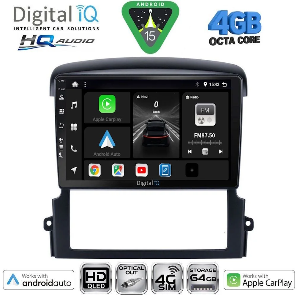 Φωτογραφία προϊόντος: DIGITAL IQ BXK 19317_CPAA (9inc) MULTIMEDIA TABLET for KIA SORENTO mod. 2006-2009
