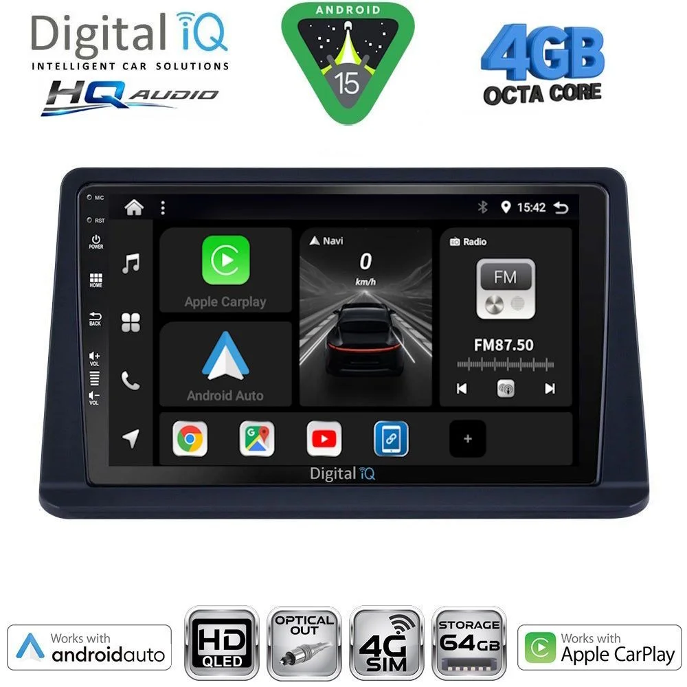 Φωτογραφία προϊόντος: DIGITAL IQ BXK 19445_CPAA (9inc) MULTIMEDIA TABLET for MITSUBISHI PAJERO mod. 1999-2006
