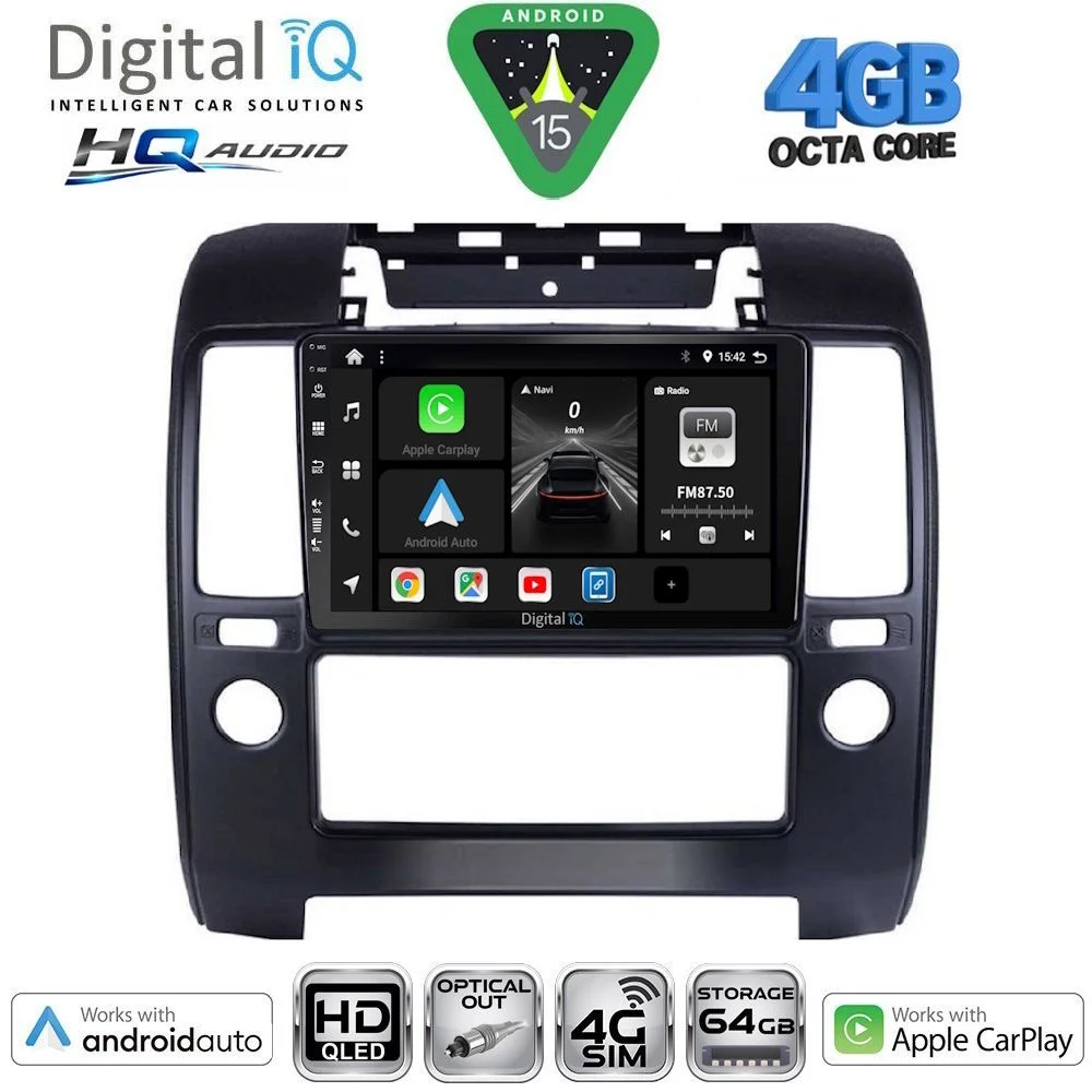 Φωτογραφία προϊόντος: DIGITAL IQ BXK 19454_CPAA A/C (9inc) MULTIMEDIA TABLET for NISSAN NAVARA D40 mod. 2006-2011 με A/C