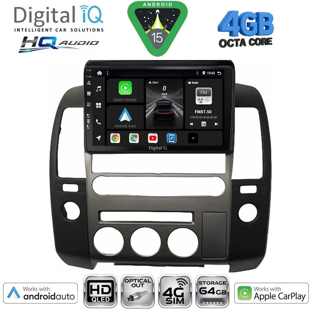Φωτογραφία προϊόντος: DIGITAL IQ BXK 19454_CPAA (ORIG.NAVI) (9inc) MULTIMEDIA TABLET for NISSAN NAVARA D40 mod. 2006-2011 με Original Navi