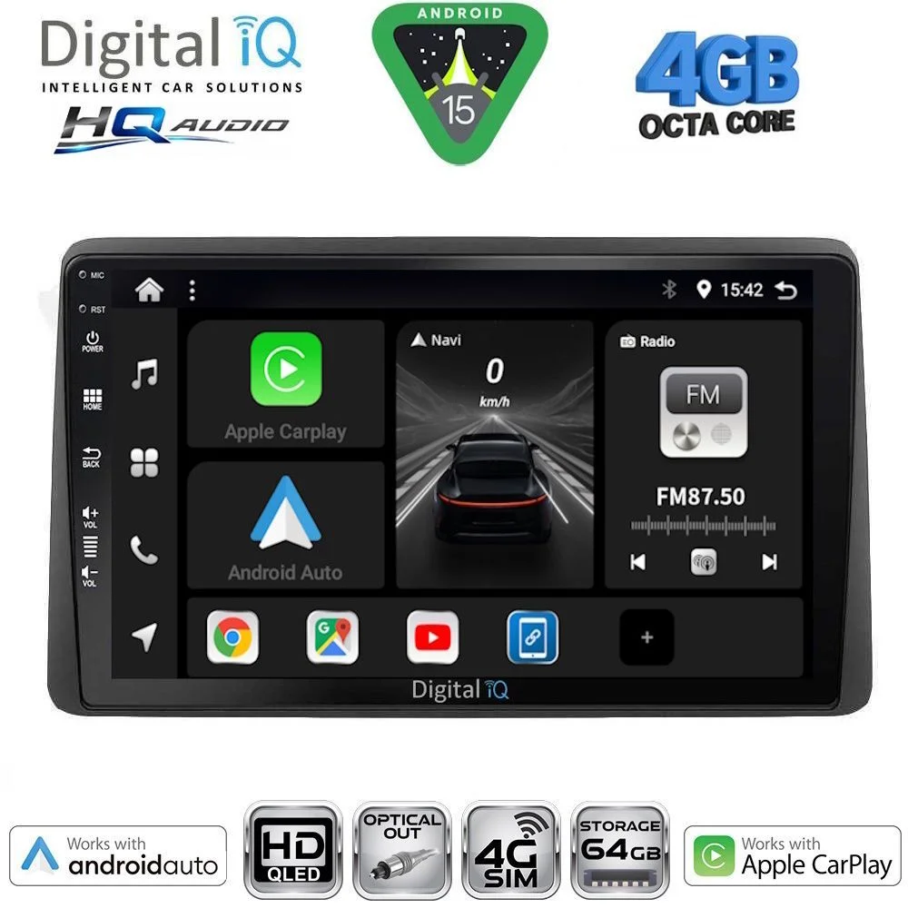 Φωτογραφία προϊόντος: DIGITAL IQ BXK 19453_CPAA (10inc) MULTIMEDIA TABLET for NISSAN JUKE mod. 2021-2026