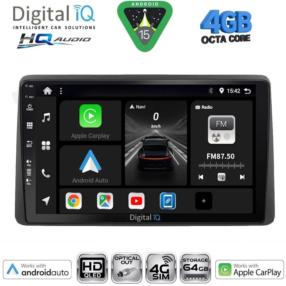 Φωτογραφία προϊόντος: DIGITAL IQ BXK 19450_CPAA (10inc) MULTIMEDIA TABLET for NISSAN NAVARA D22 mod. 1998-2004