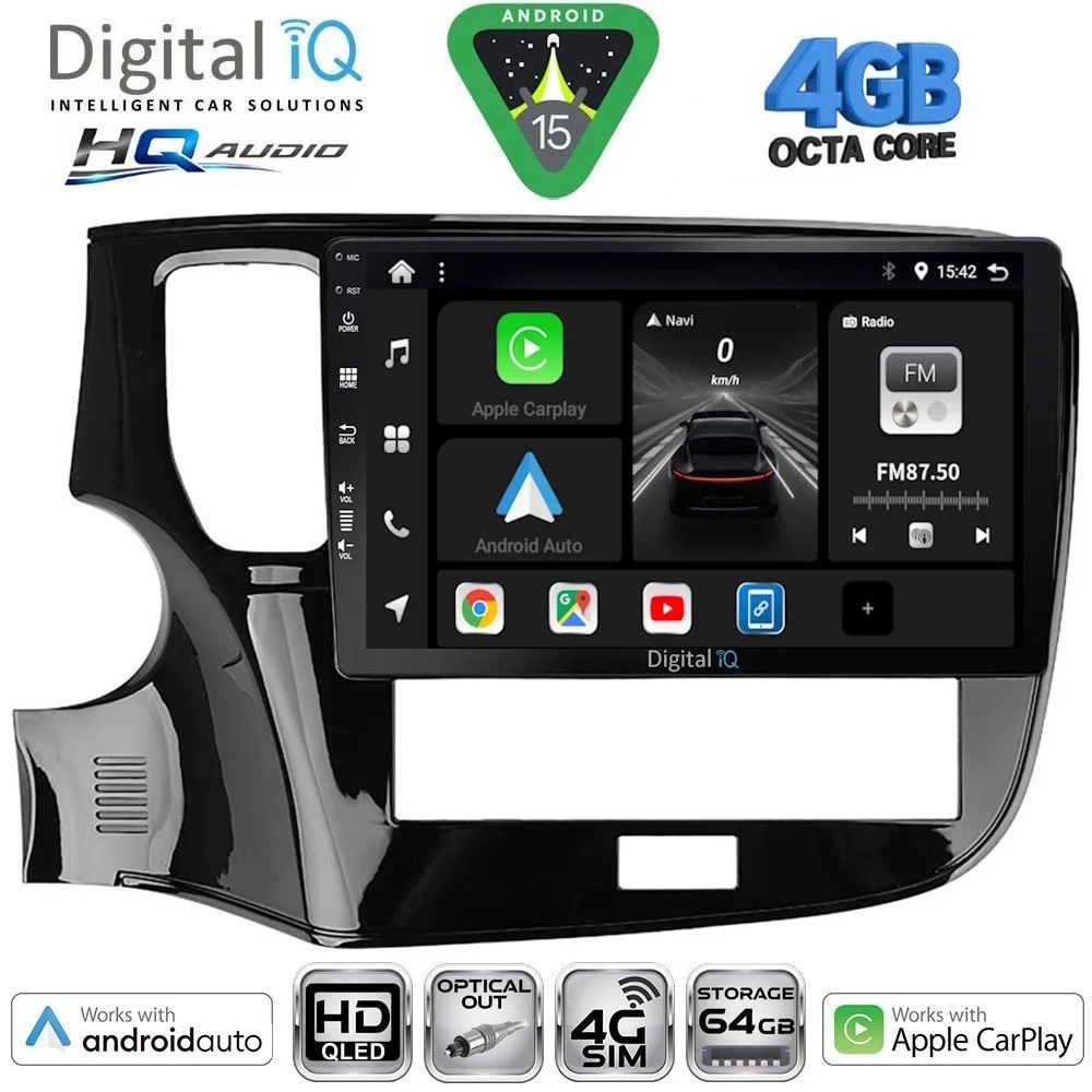 Φωτογραφία προϊόντος: DIGITAL IQ BXK 19440_CPAA (10inc) MULTIMEDIA TABLET for MITSUBISHI OUTLANDER mod. 2020-2022