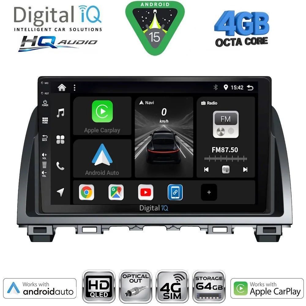 Φωτογραφία προϊόντος: DIGITAL IQ BXK 19378_CPAA (9inc) MULTIMEDIA TABLET for MAZDA 6 mod. 2012-2017