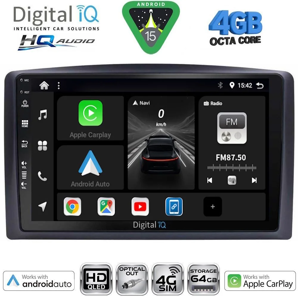 Φωτογραφία προϊόντος: DIGITAL IQ BXK 19421_CPAA (10inc) MULTIMEDIA TABLET for MERCEDES VITO – VIANO (W447) mod. 2015-2022