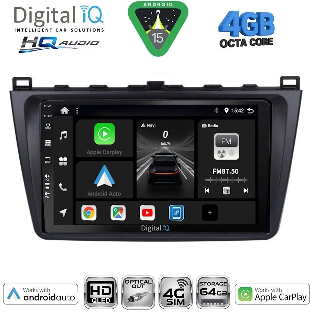 Φωτογραφία προϊόντος: DIGITAL IQ BXK 19377_CPAA (9inc) MULTIMEDIA TABLET for MAZDA 6 mod. 2008-2012