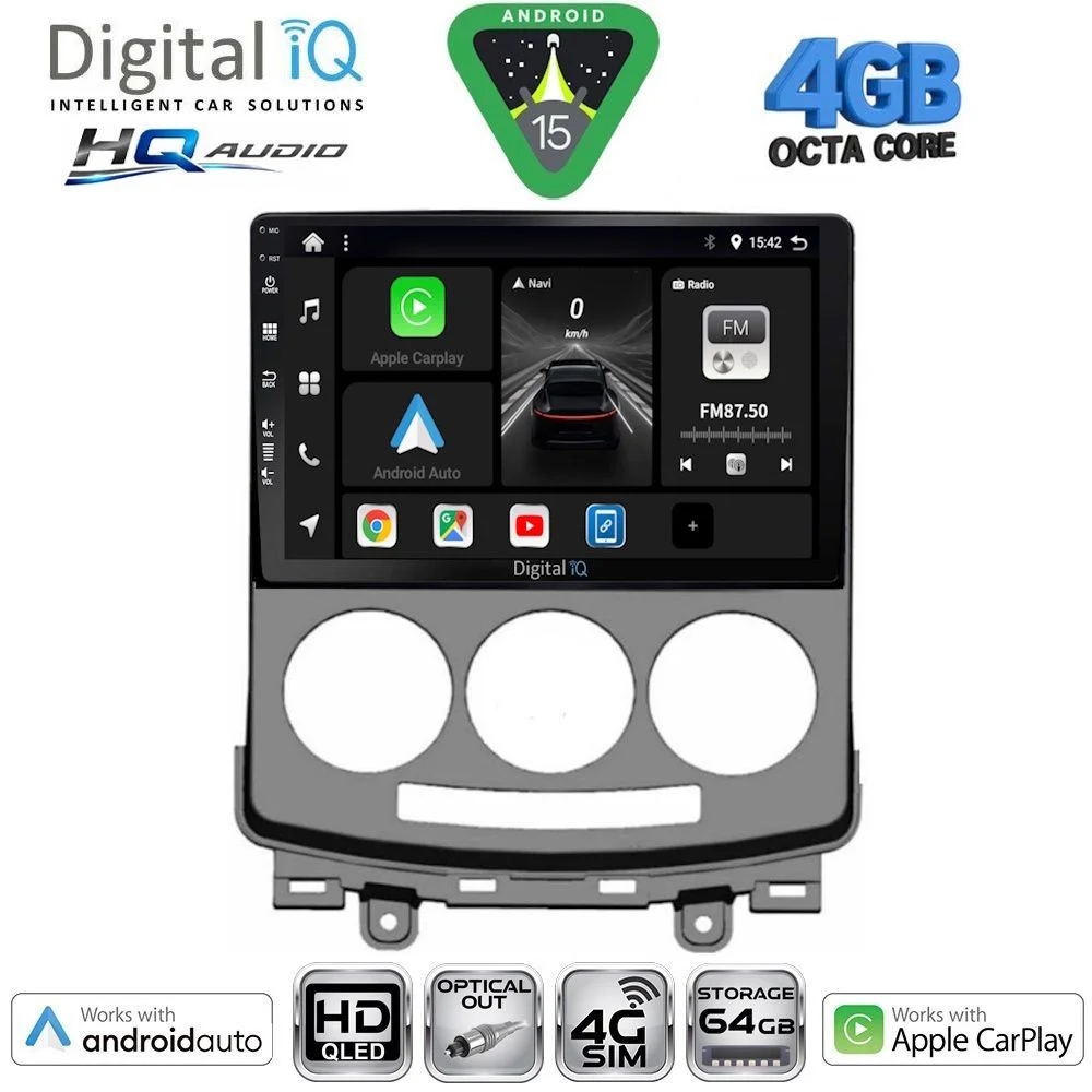 Φωτογραφία προϊόντος: DIGITAL IQ BXK 19370_CPAA (9inc) MULTIMEDIA TABLET for MAZDA 5 mod. 2004-2010