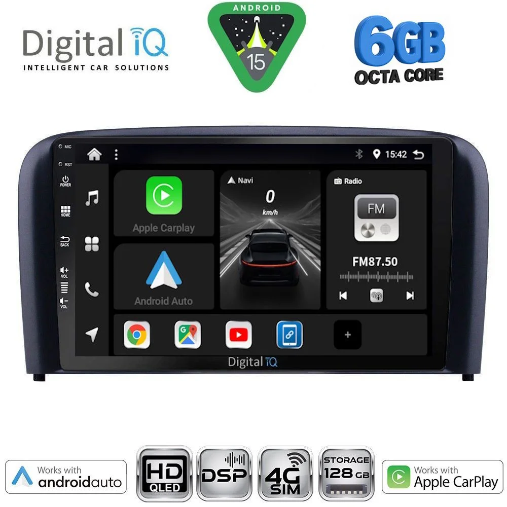 Φωτογραφία προϊόντος: DIGITAL IQ BXF 17786_CPAA (9inc) MULTIMEDIA TABLET for VOLVO S80 mod. 1998-2006