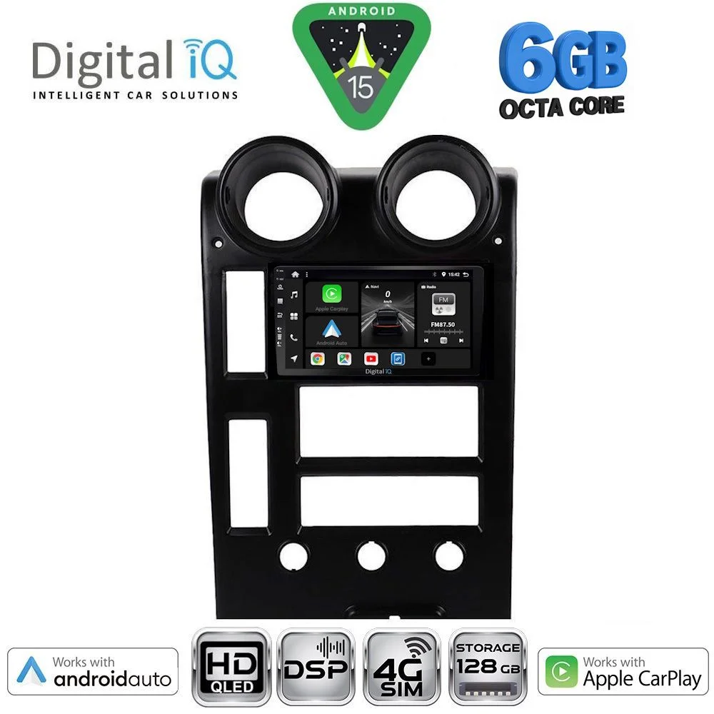 Φωτογραφία προϊόντος: DIGITAL IQ BXF 17215_CPAA (9inc) MULTIMEDIA TABLET for HUMMER H2 mod. 2001-2007