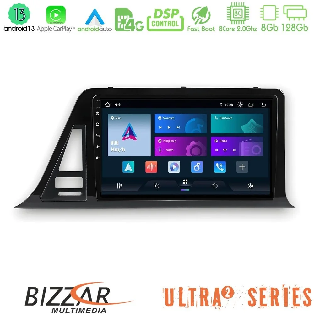 Φωτογραφία προϊόντος: Bizzar Ultra Series Toyota CH-R RHD 8core Android13 8+128GB Navigation Multimedia Tablet 9