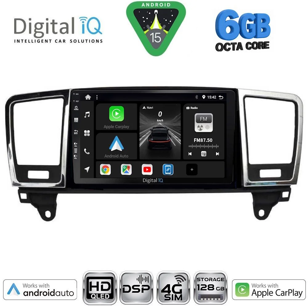Φωτογραφία προϊόντος: DIGITAL IQ BXF 17415_CPAA (9inc) MULTIMEDIA TABLET for MERCEDES ML (W166) - GL (X166) mod. 2011-2019