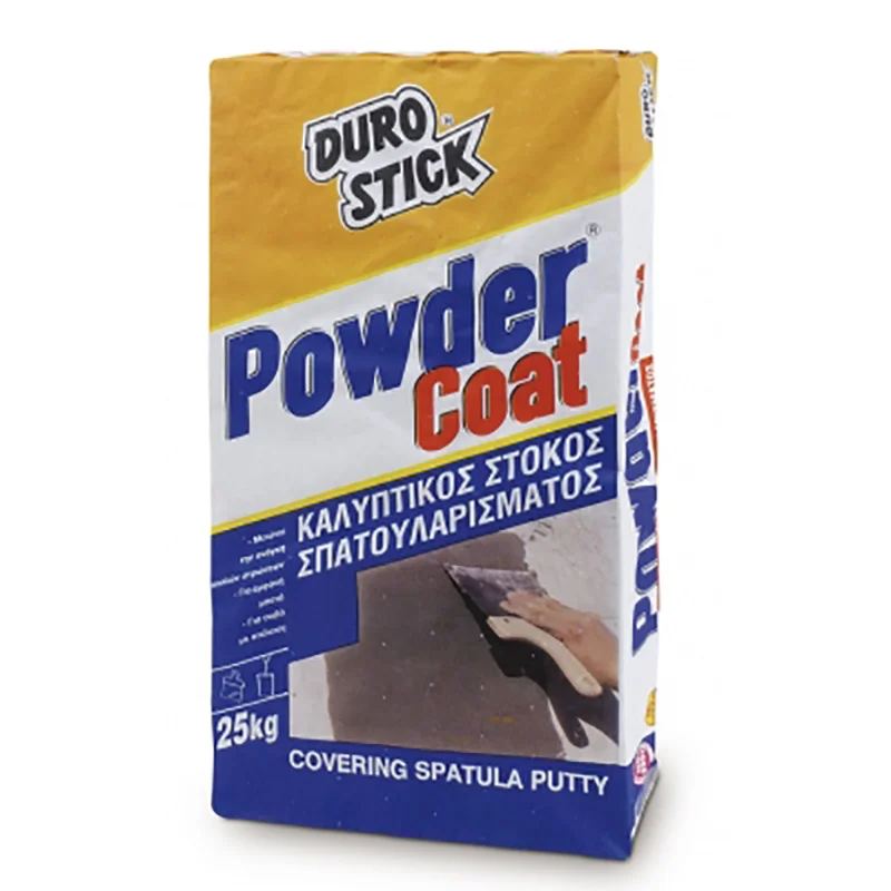 Φωτογραφία προϊόντος: Καλυπτικός Στόκος Σπατουλαρίσματος Durostick Powder Coat Λευκό 25kg