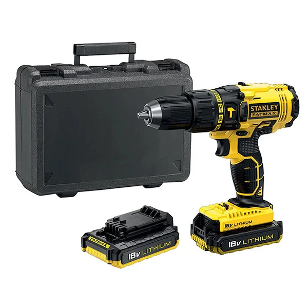 Φωτογραφία προϊόντος: STANLEY® FATMAX® 18V 2AH LI-ION HAMMER DRILL DRIVER WITH KIT BOX