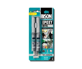 Φωτογραφία προϊόντος: ΚΟΛΛΑ ΕΠΟΞΙΚΗ BISON EPOXY SYRIGNE METAL 24ml