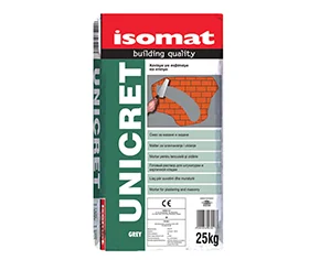 Φωτογραφία προϊόντος: ΚΟΝΙΑΜΑ ISOMAT UNICRET ΓΚΡΙ 25KG