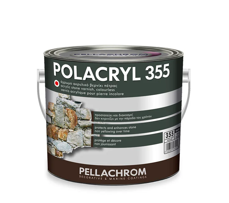 Φωτογραφία προϊόντος: Pellachrom POLACRYL 355 ΑΧΡΩΜΟ ΑΚΡΥΛΙΚΟ ΒΕΡΝΙΚΙ ΠΕΤΡΑΣ 0,75LT