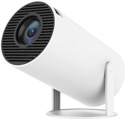 Φωτογραφία προϊόντος: OEM Portable Projector 4K Projector HD με Wi-Fi και Ενσωματωμένα Ηχεία Λευκός HY300