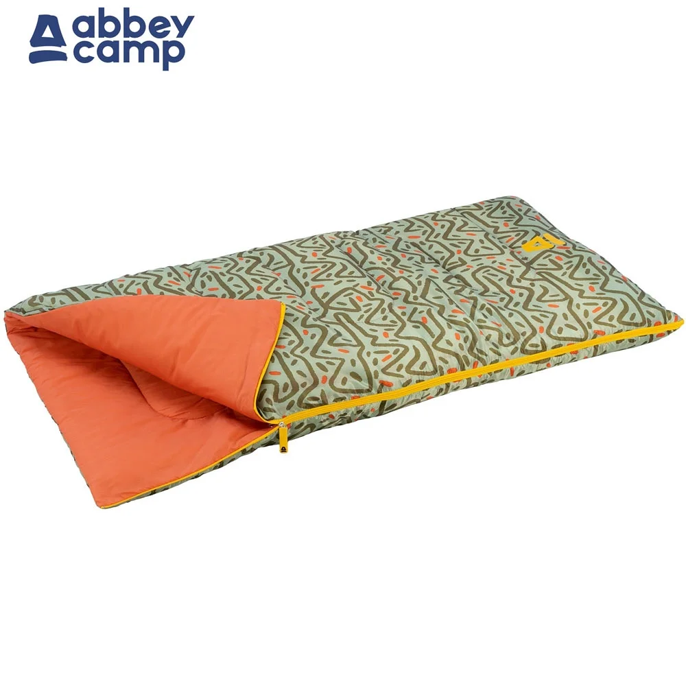 Φωτογραφία προϊόντος: ABBEY Camp Sleeping Bag Παιδικό (πράσινο/πορτοκαλί) ABBEY® Camp