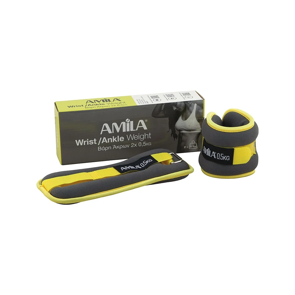 Φωτογραφία προϊόντος: Βάρη Άκρων Neoprene 2x0,50Kg AMILA 94951
