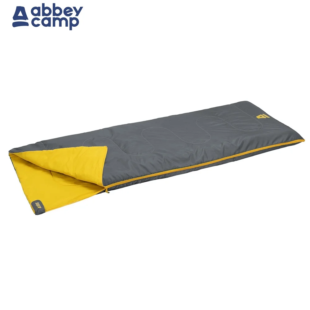 Φωτογραφία προϊόντος: ABBEY Camp Sleeping Bag Eνηλίκων (γκρι/κίτρινο) ABBEY® Camp GRG