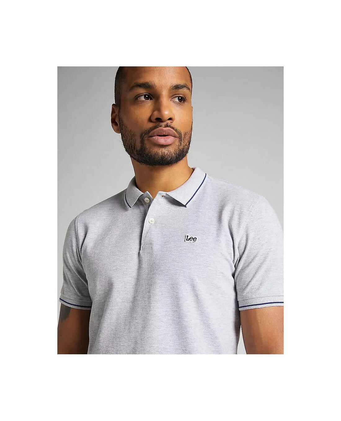 Φωτογραφία προϊόντος: ΑΝΔΡΙΚO Τ-SHIRT LEE PIQUE POLO L61ARL03 GREY MELANGE