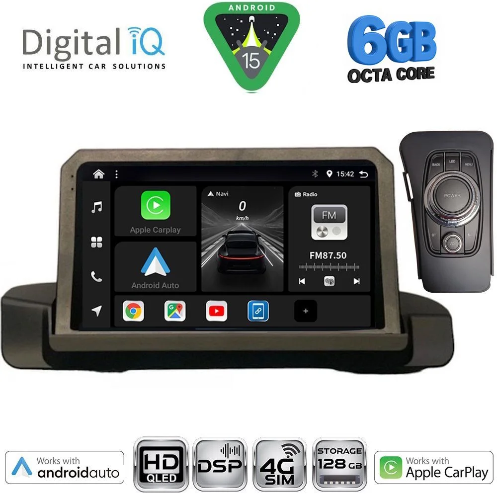 Φωτογραφία προϊόντος: DIGITAL IQ BXF 17044_CPAA (9inc) MULTIMEDIA TABLET for BMW S.3 (E90-91-92) mod. 2005-2012