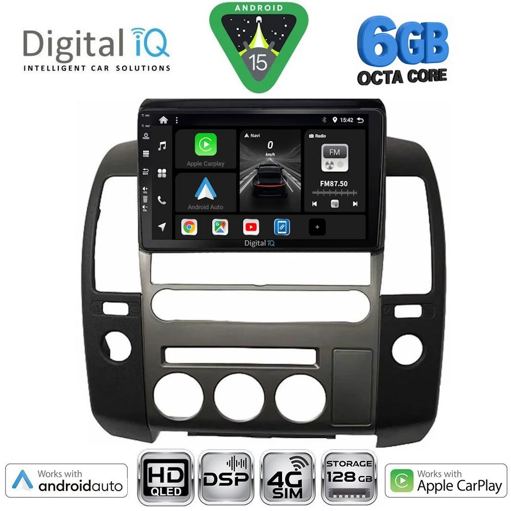Φωτογραφία προϊόντος: DIGITAL IQ BXF 17454_CPAA (ORIG.NAVI) (9inc) MULTIMEDIA TABLET for NISSAN NAVARA D40 mod. 2006-2011 με Original Navi