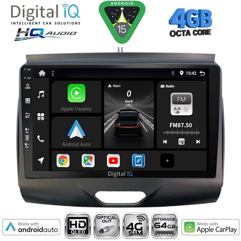 Φωτογραφία προϊόντος: DIGITAL IQ BXK 19172B_CPAA (9inc) MULTIMEDIA TABLET for FORD RANGER mod. 2015-2018