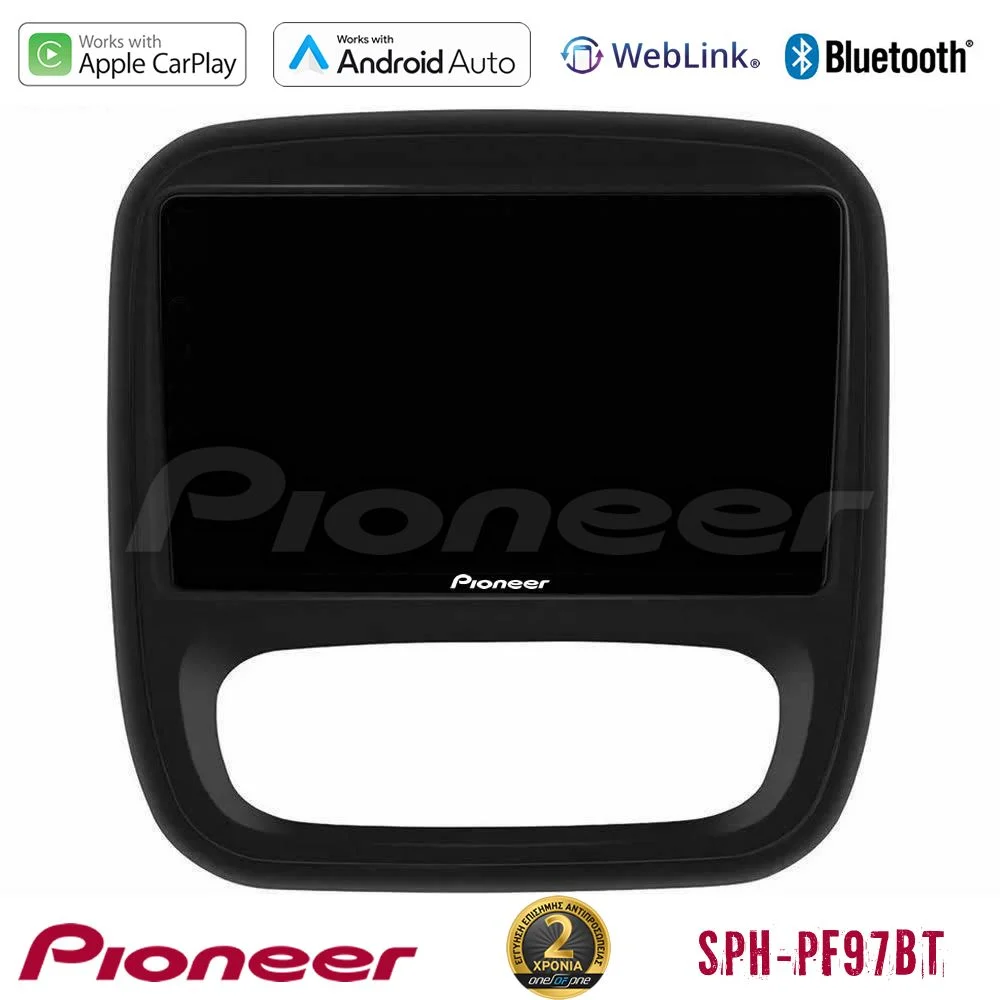 Φωτογραφία προϊόντος: Pioneer SPH-PF97BT Series Renault/Nissan/Opel/Fiat Multimedia Station 9 (Tablet Style) Με Carplay & Android Auto