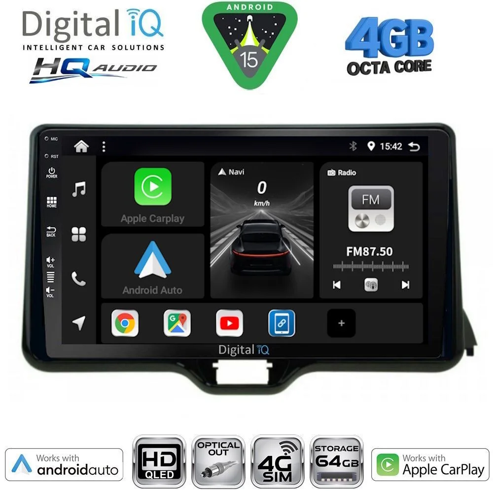 Φωτογραφία προϊόντος: DIGITAL IQ BXK 19738_CPAA (10inc) MULTIMEDIA TABLET for TOYOTA YARIS mod. 2020-2026 - MAZDA 2 mod. 2023-2026