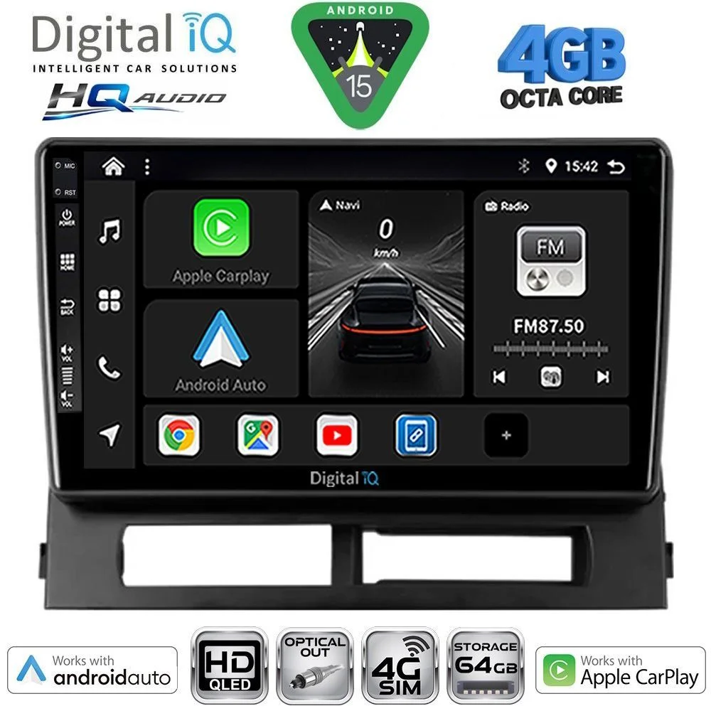 Φωτογραφία προϊόντος: DIGITAL IQ BXK 19728DASH_CPAA (9inc) MULTIMEDIA TABLET for TOYOTA PRIUS mod. 2003-2009 (Supports Original Clima-HYBRID)