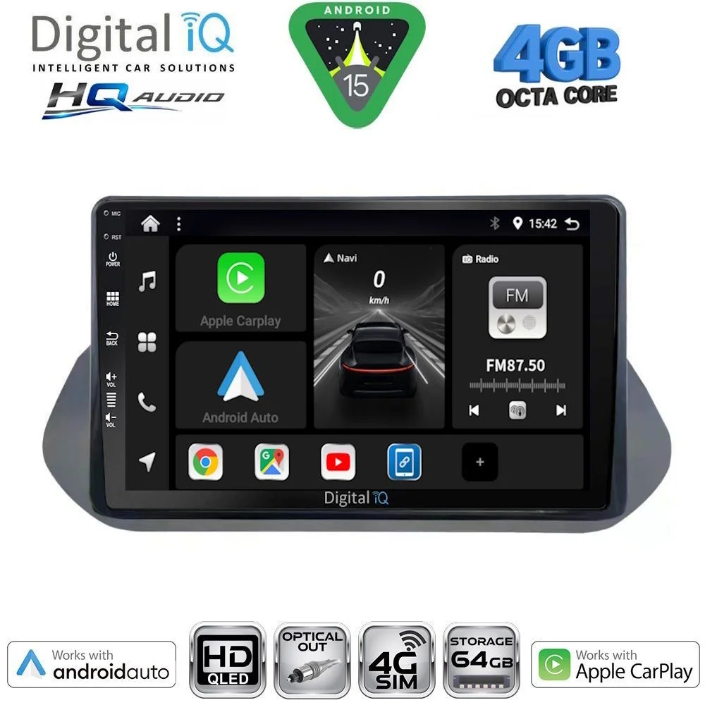 Φωτογραφία προϊόντος: DIGITAL IQ BXK 19469_CPAA (10inc) MULTIMEDIA TABLET for NISSAN QASHQAI mod. 2021-2024