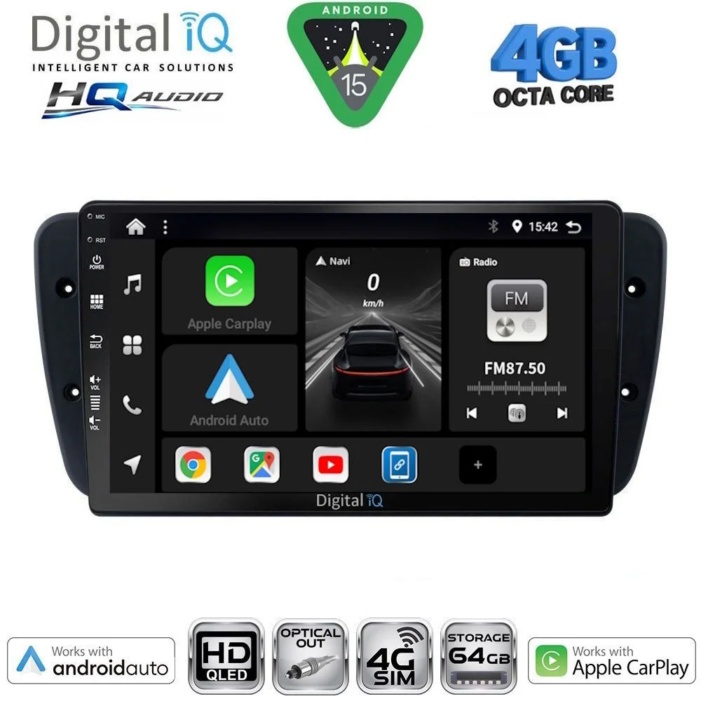 Φωτογραφία προϊόντος: DIGITAL IQ BXK 19571_CPAA (9inc) MULTIMEDIA TABLET for SEAT IBIZA mod. 2008-2015
