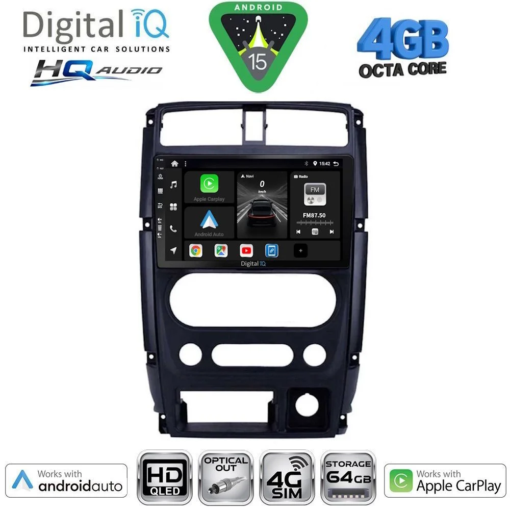 Φωτογραφία προϊόντος: DIGITAL IQ BXK 19678_CPAA (9inc) MULTIMEDIA TABLET for SUZUKI JIMNY mod. 2007-2017