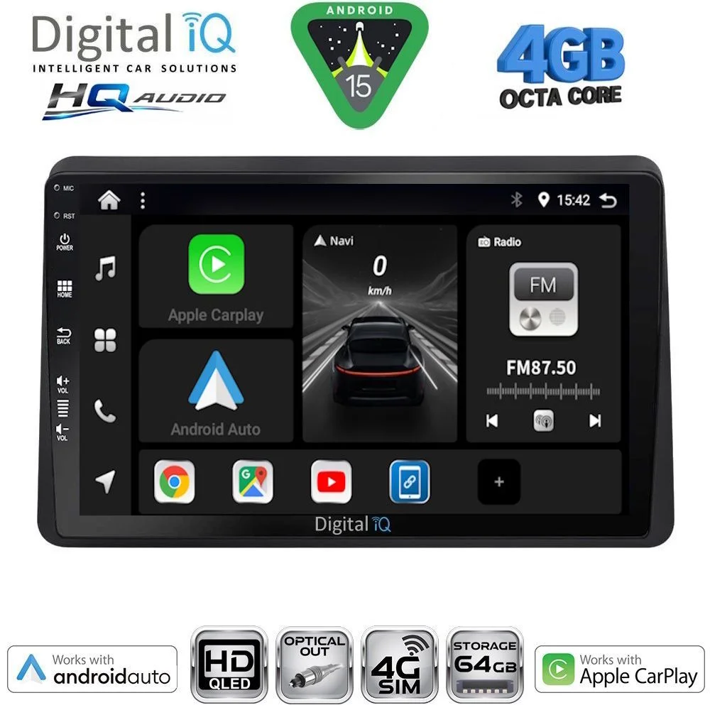 Φωτογραφία προϊόντος: DIGITAL IQ BXK 19553_CPAA (10inc) MULTIMEDIA TABLET for NISSAN NV400 – OPEL MOVANO – RENAULT MASTER mod. 2020-2026