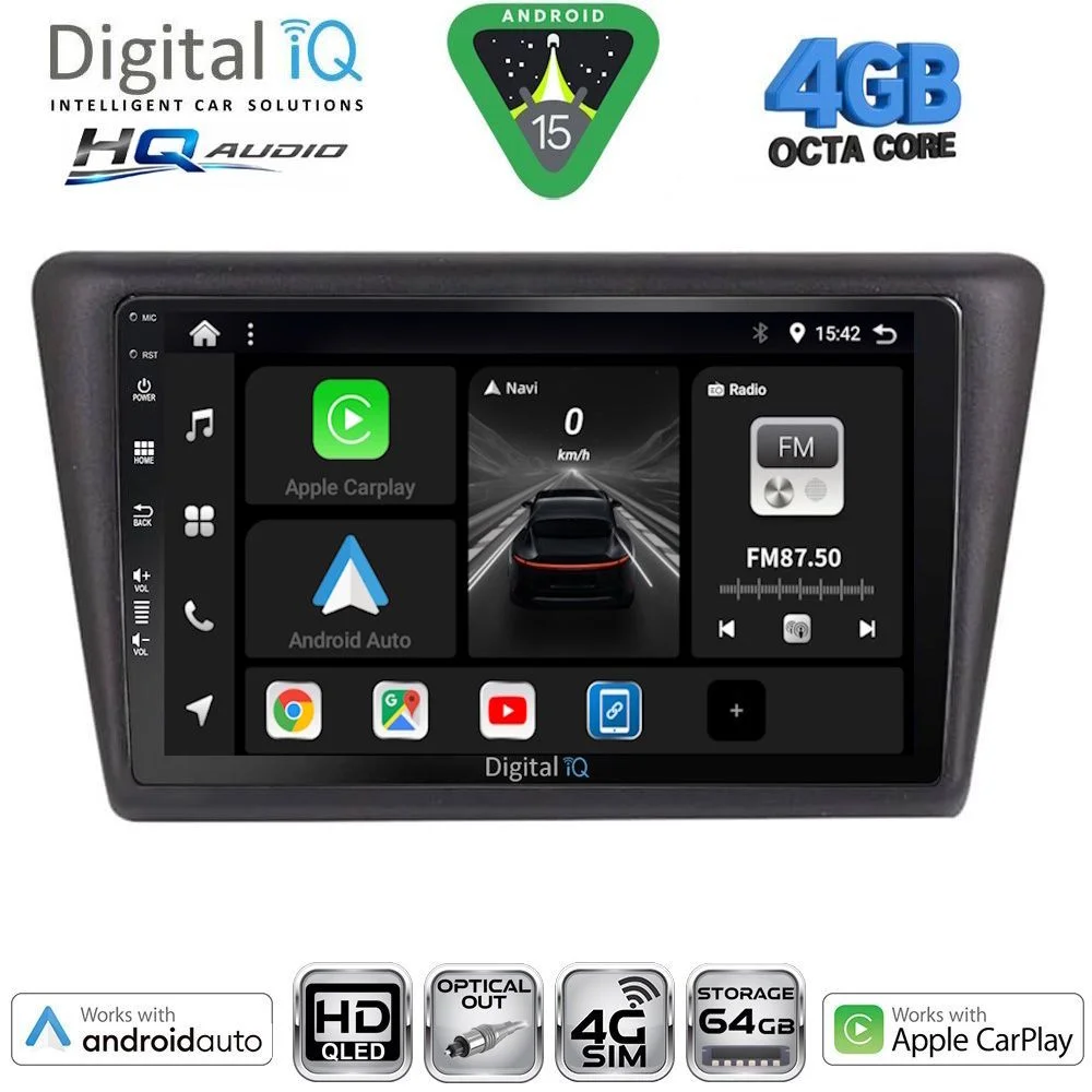 Φωτογραφία προϊόντος: DIGITAL IQ BXK 19600_CPAA (9inc) MULTIMEDIA TABLET for SKODA RAPID SPACEBACK mod. 2014-2019
