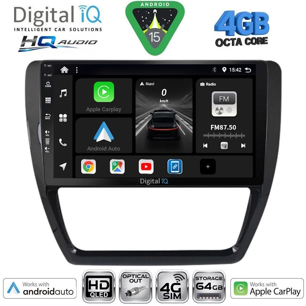 Φωτογραφία προϊόντος: DIGITAL IQ BXK 19741_CPAA (10inc) MULTIMEDIA TABLET for VW JETTA mod. 2010-2016