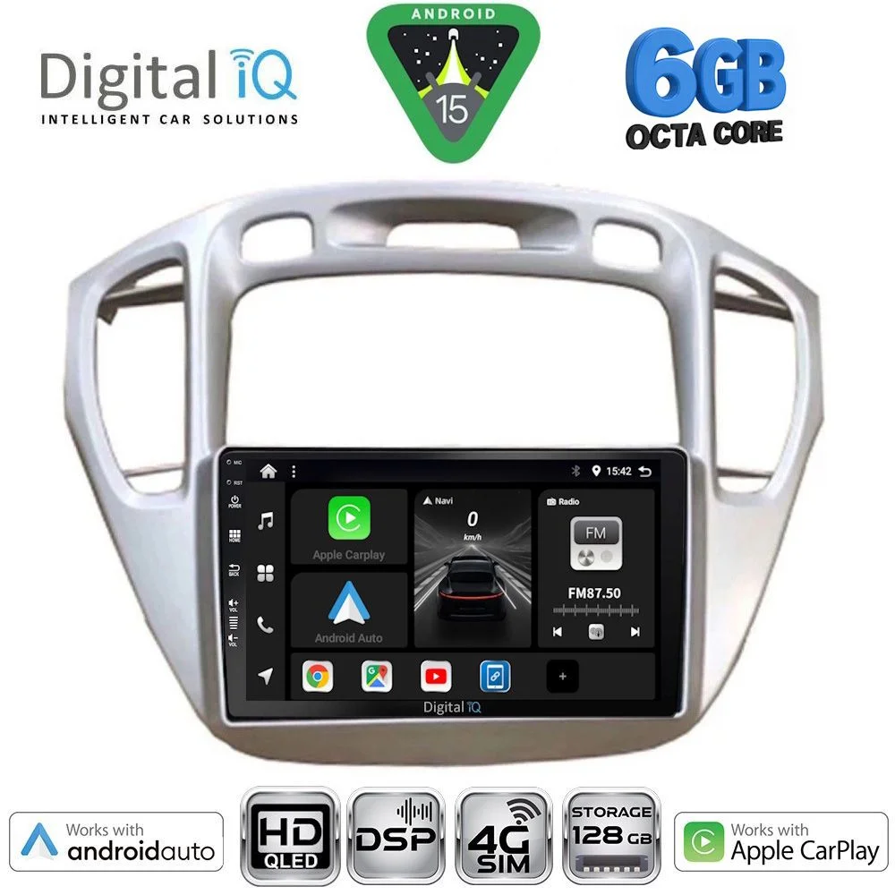Φωτογραφία προϊόντος: DIGITAL IQ BXF 17718_CPAA (9inc) MULTIMEDIA TABLET for TOYOTA HIGHLANDER mod. 2002-2009