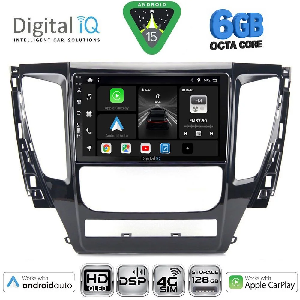 Φωτογραφία προϊόντος: DIGITAL IQ BXF 17447A_CPAA (9inc) MULTIMEDIA TABLET for MITSUBISHI PAJERO mod. 2013-2020